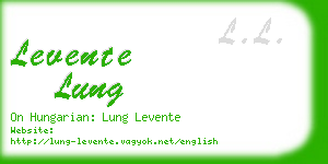 levente lung business card